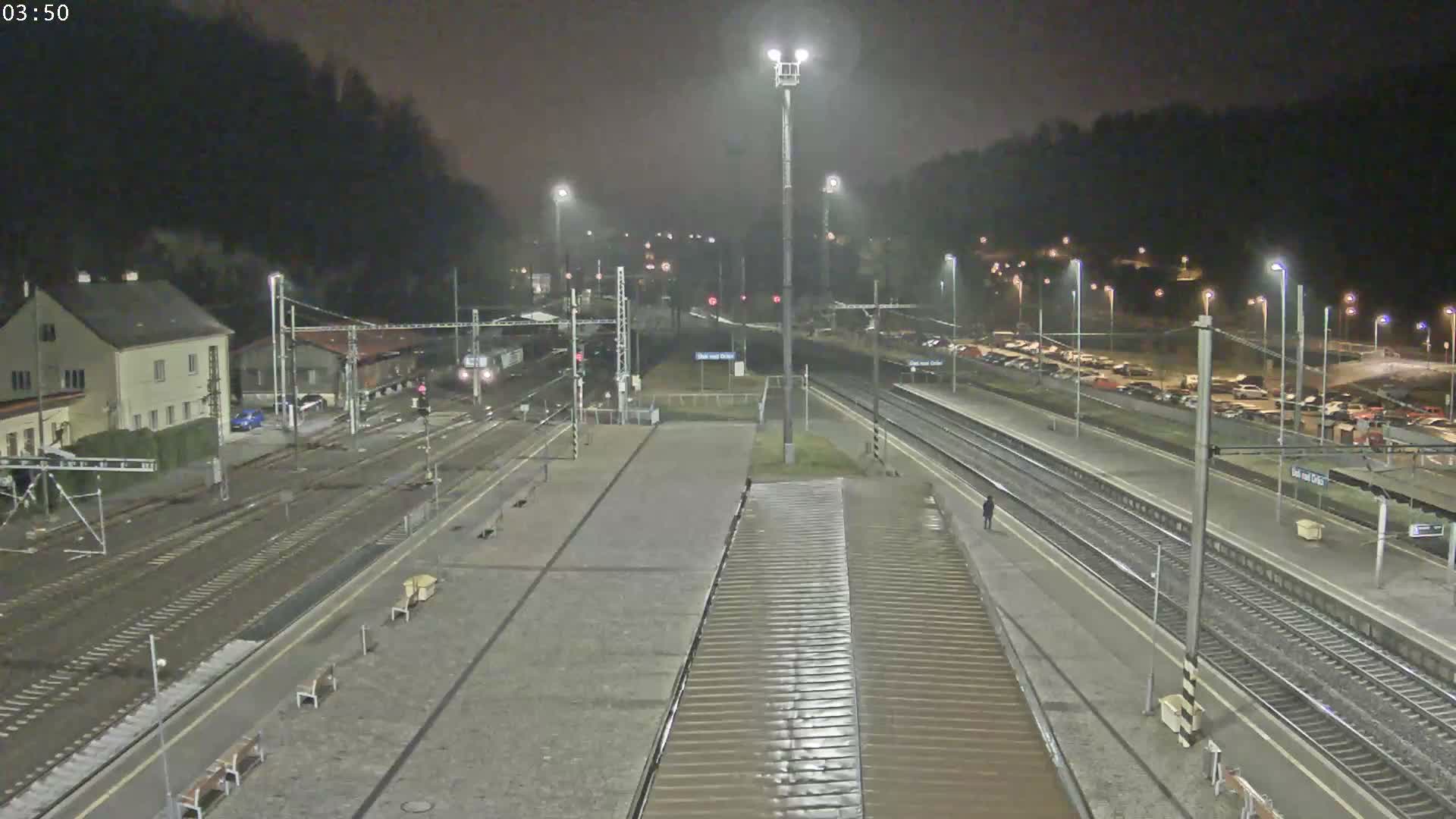 Usti nad Orlici Main Train Station Live Cam - Usti nas Orlici, Pardubice, Czechia