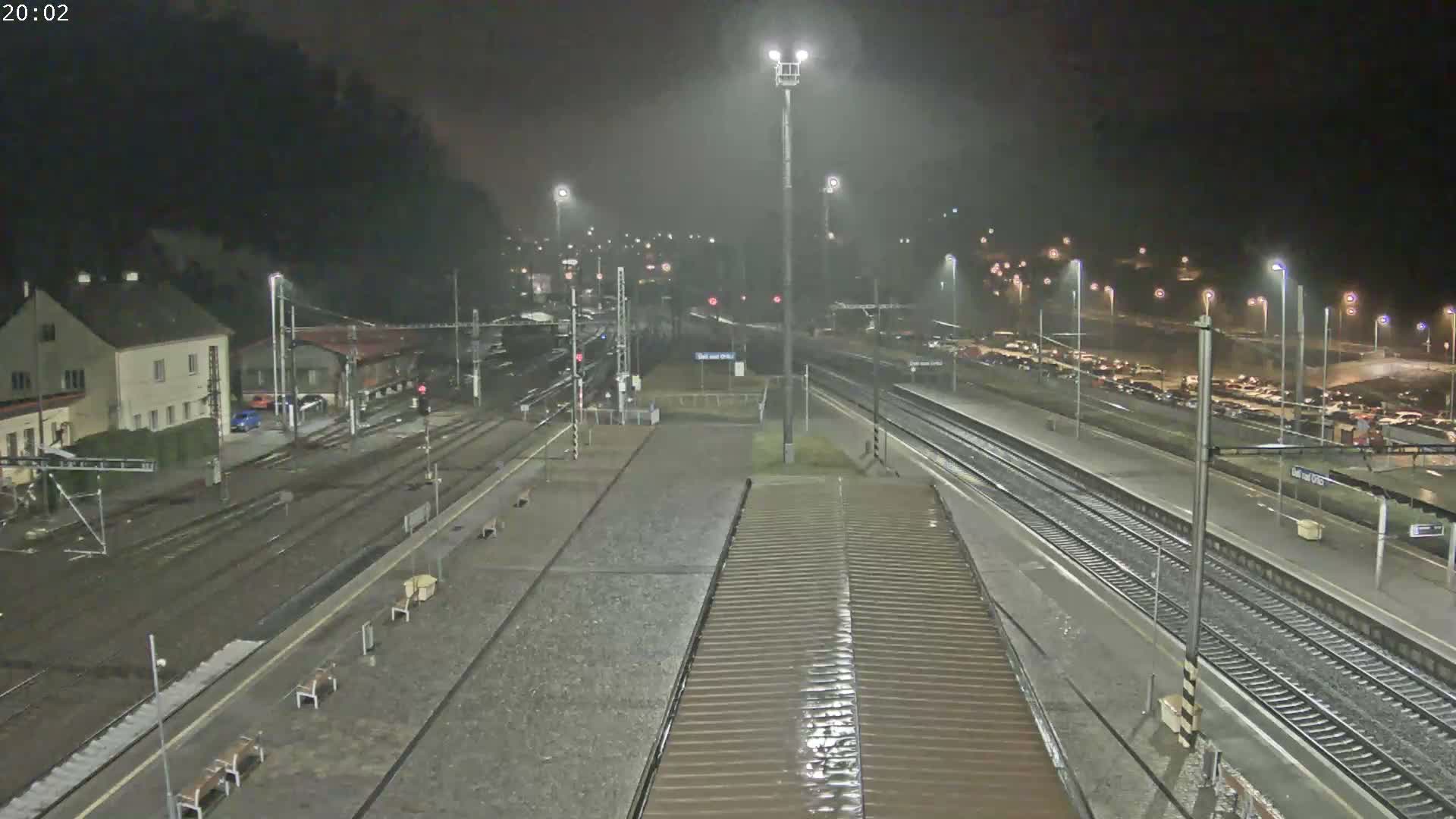 Usti nad Orlici Main Train Station Live Cam - Usti nas Orlici, Pardubice, Czechia