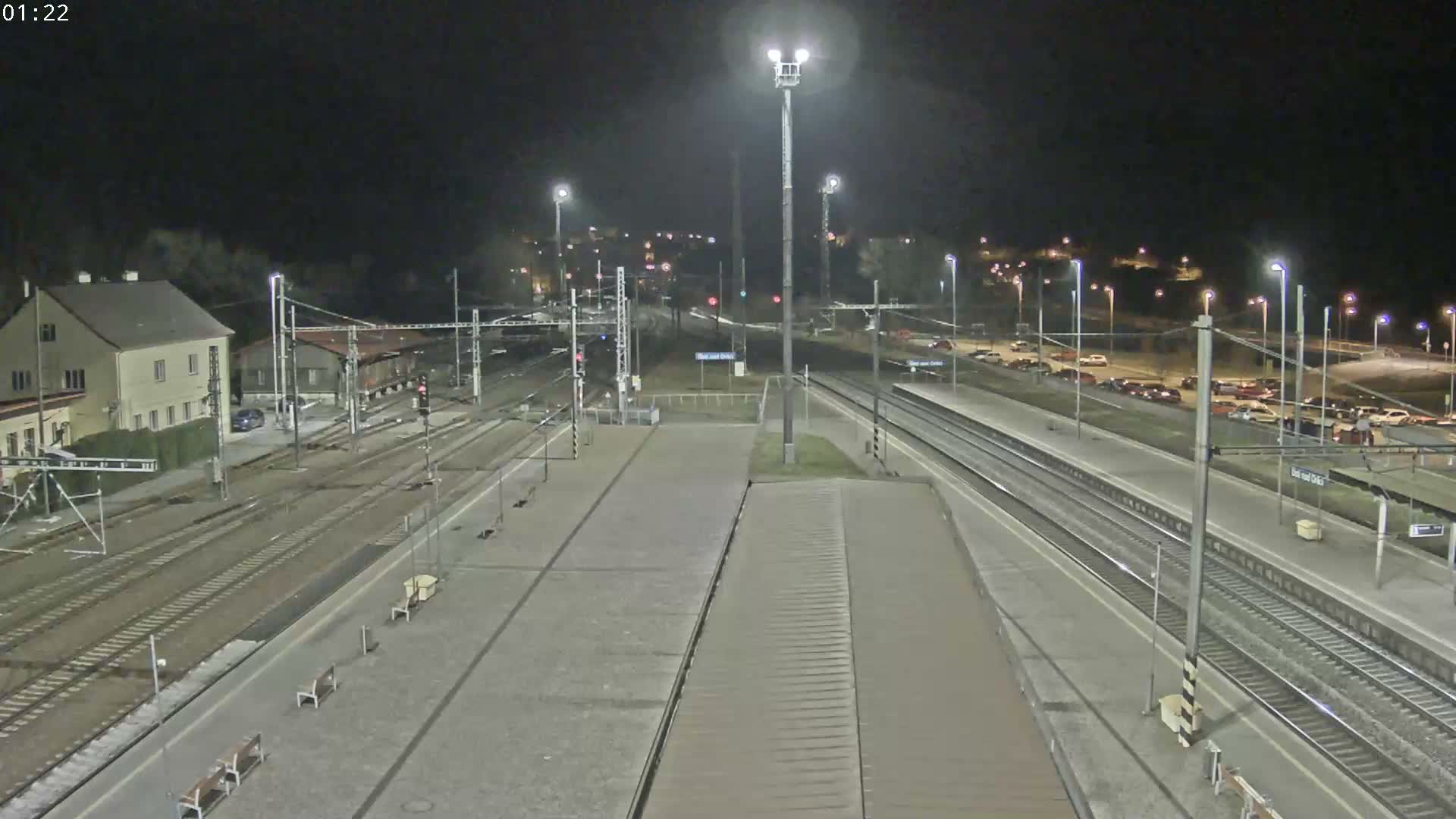 Usti nad Orlici Main Train Station Live Cam - Usti nas Orlici, Pardubice, Czechia