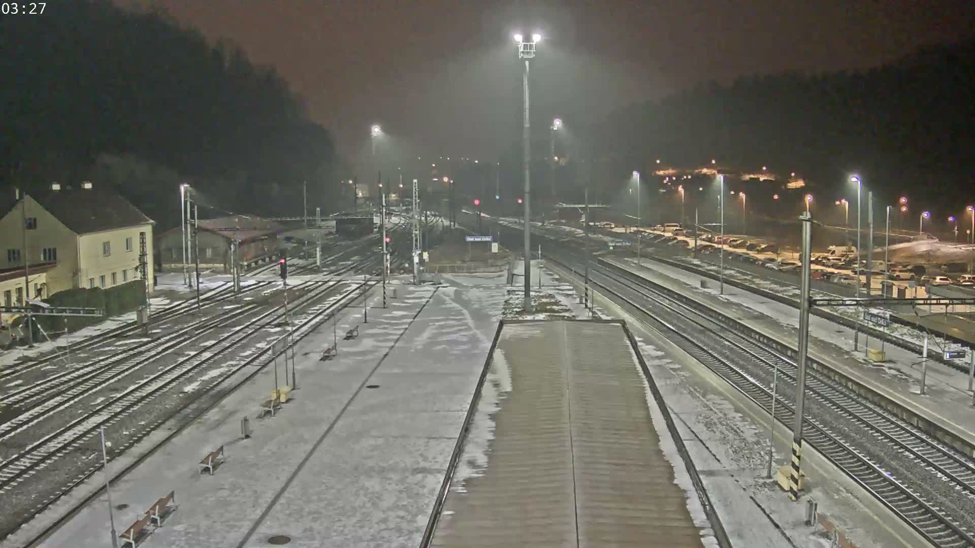 Usti nad Orlici Main Train Station Live Cam - Usti nas Orlici, Pardubice, Czechia