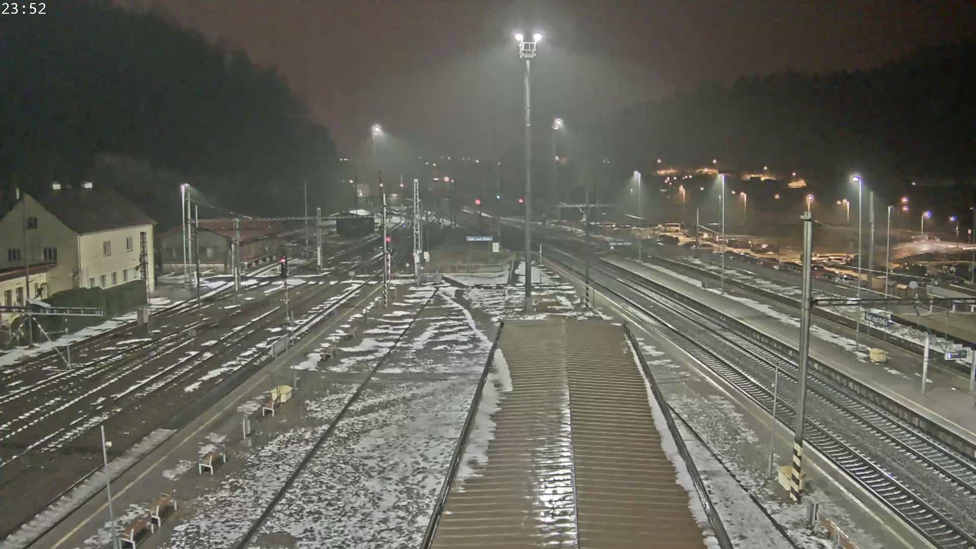 Usti nad Orlici Main Train Station Live Cam - Usti nas Orlici, Pardubice, Czechia