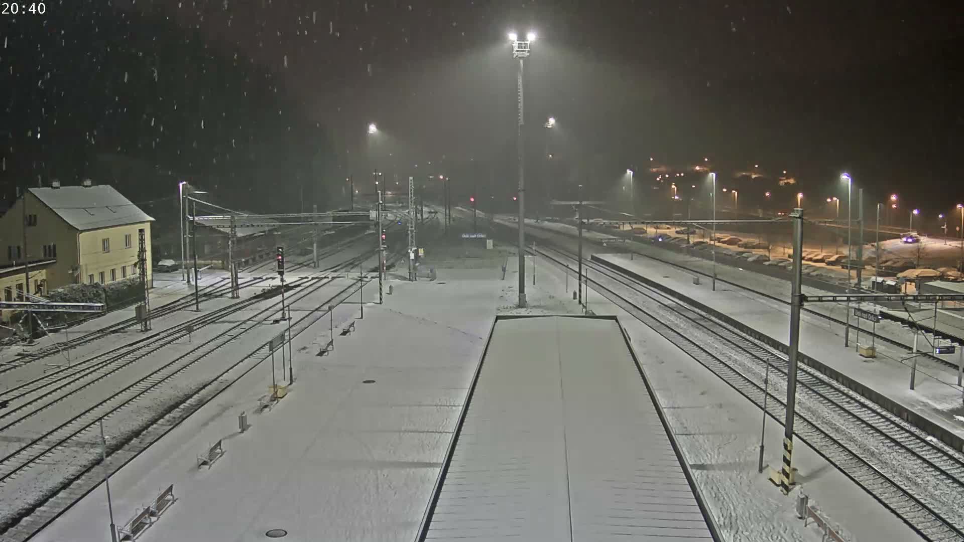 Usti nad Orlici Main Train Station Live Cam - Usti nas Orlici, Pardubice, Czechia