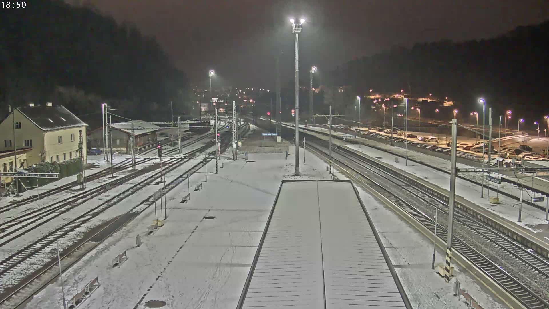 Usti nad Orlici Main Train Station Live Cam - Usti nas Orlici, Pardubice, Czechia