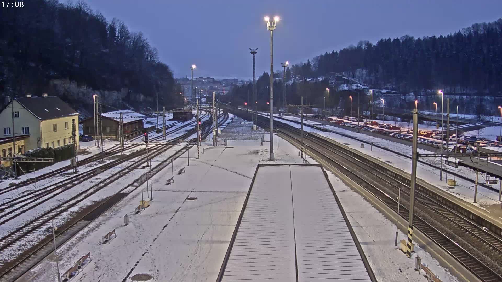 Usti nad Orlici Main Train Station Live Cam - Usti nas Orlici, Pardubice, Czechia