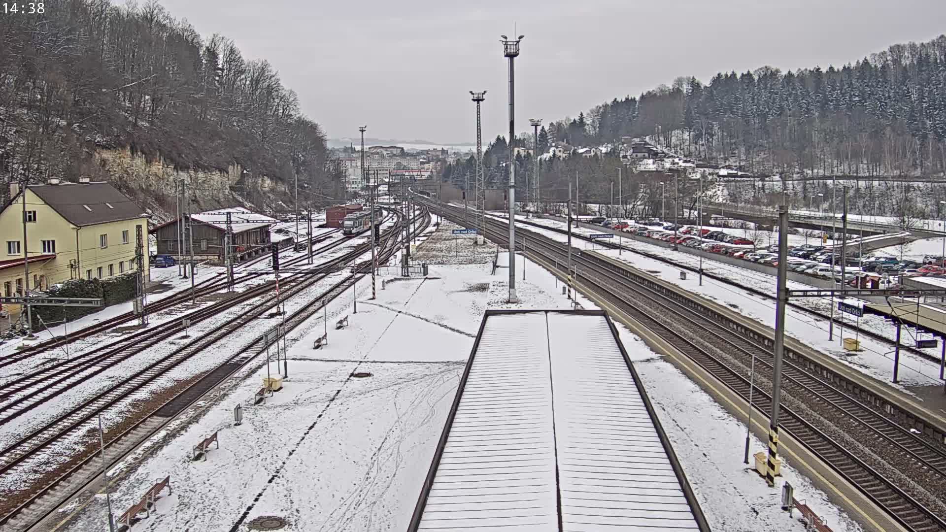 Usti nad Orlici Main Train Station Live Cam - Usti nas Orlici, Pardubice, Czechia