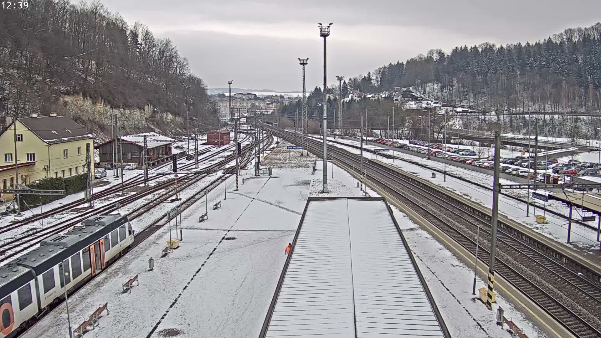 Usti nad Orlici Main Train Station Live Cam - Usti nas Orlici, Pardubice, Czechia