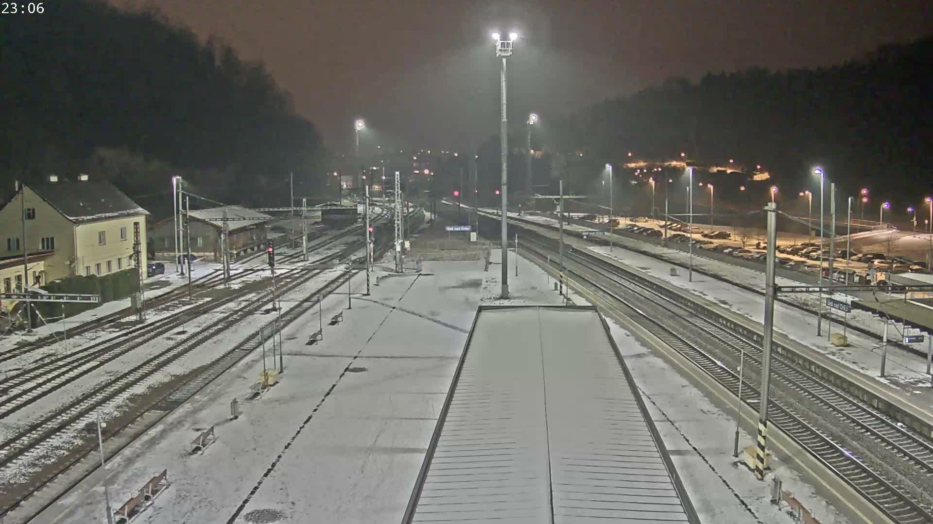 Usti nad Orlici Main Train Station Live Cam - Usti nas Orlici, Pardubice, Czechia