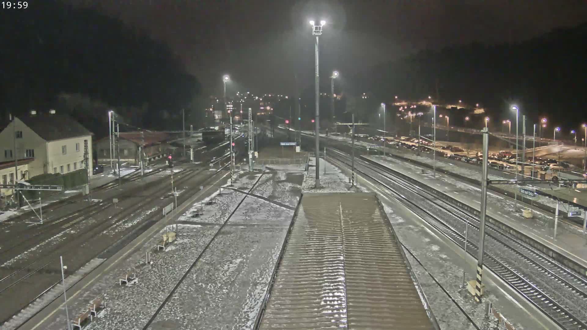 Usti nad Orlici Main Train Station Live Cam - Usti nas Orlici, Pardubice, Czechia