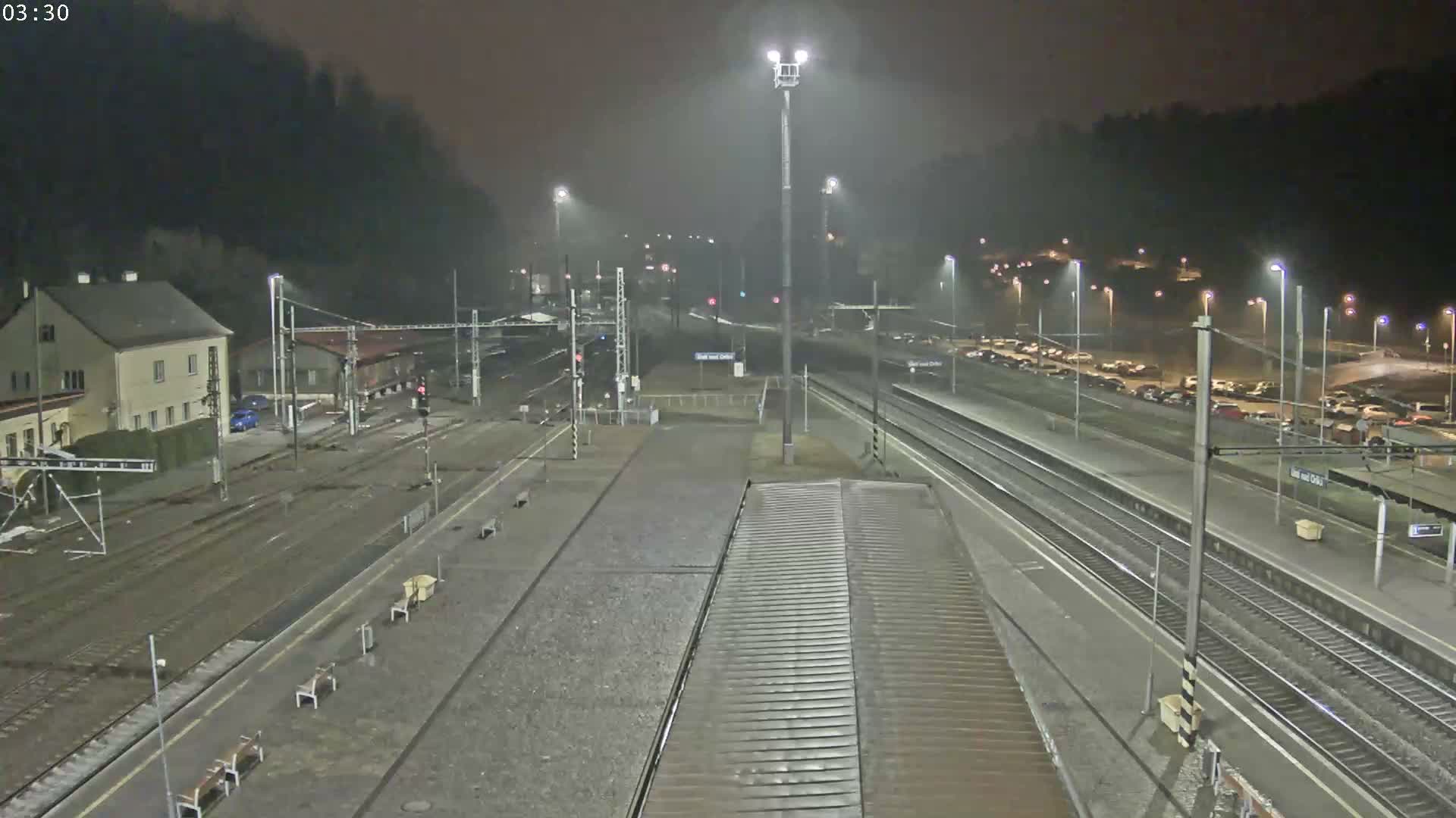 Usti nad Orlici Main Train Station Live Cam - Usti nas Orlici, Pardubice, Czechia