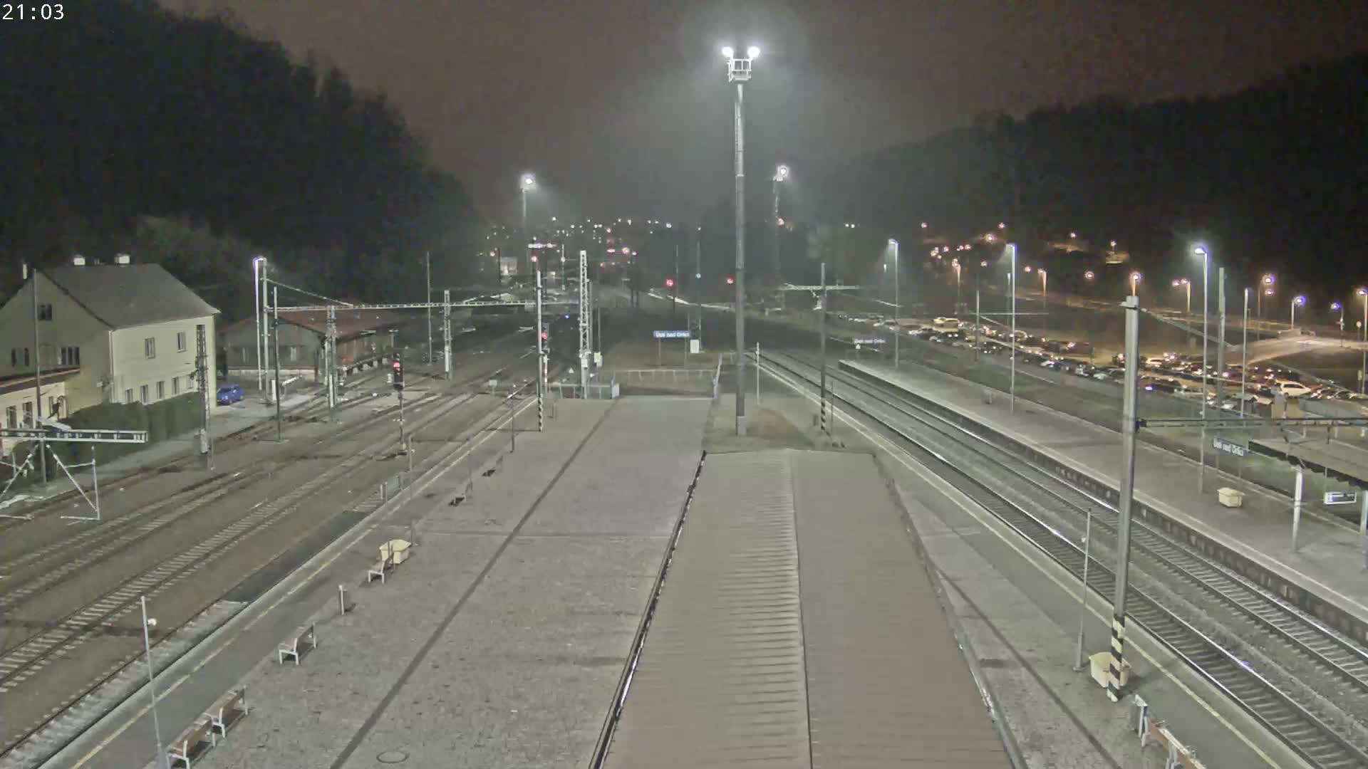 Usti nad Orlici Main Train Station Live Cam - Usti nas Orlici, Pardubice, Czechia