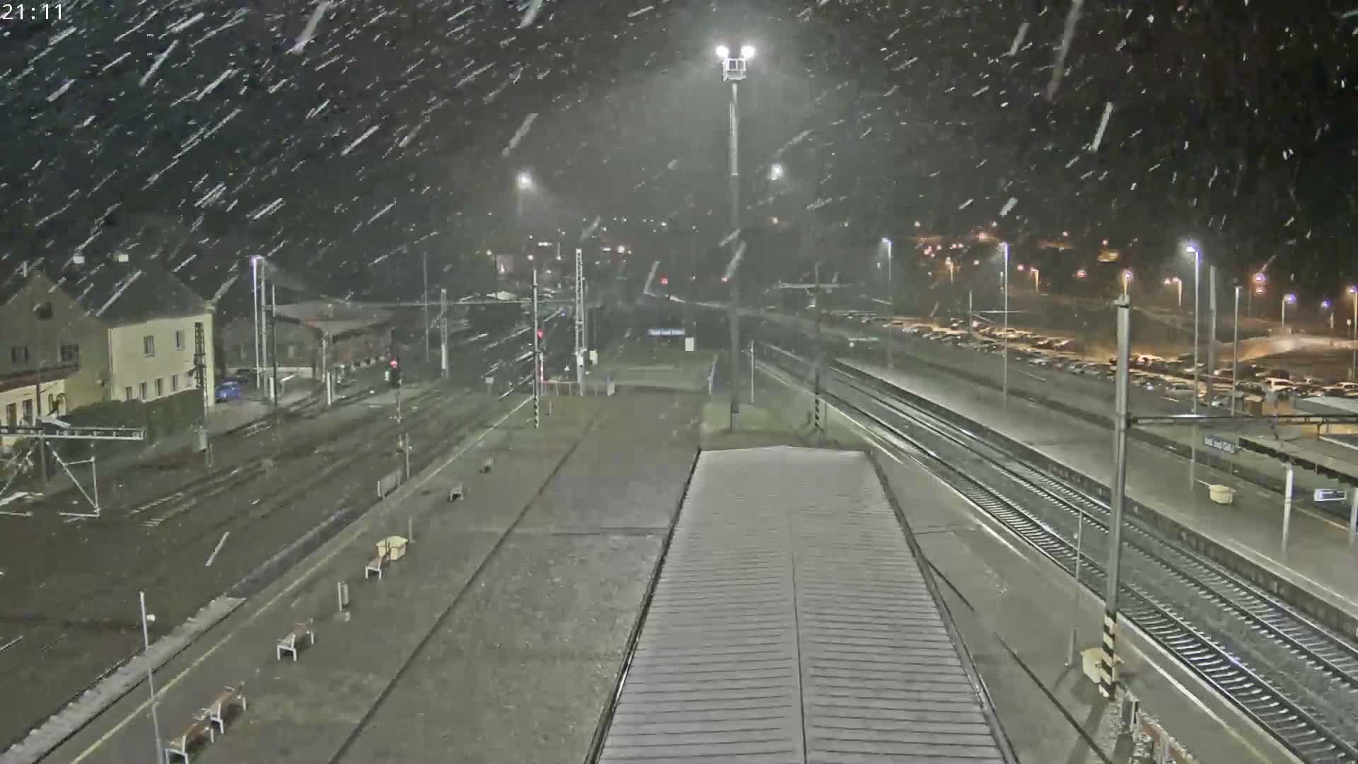 Usti nad Orlici Main Train Station Live Cam - Usti nas Orlici, Pardubice, Czechia