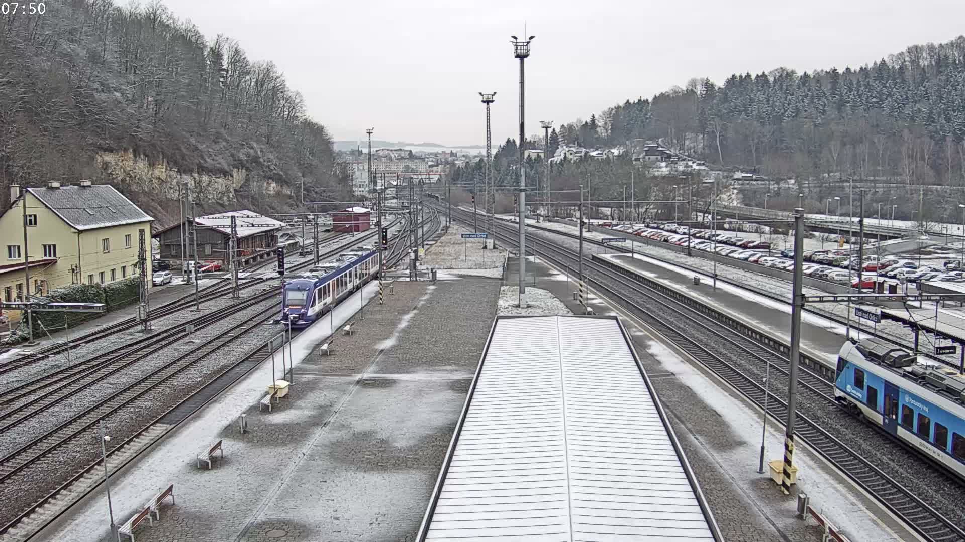 Usti nad Orlici Main Train Station Live Cam - Usti nas Orlici, Pardubice, Czechia