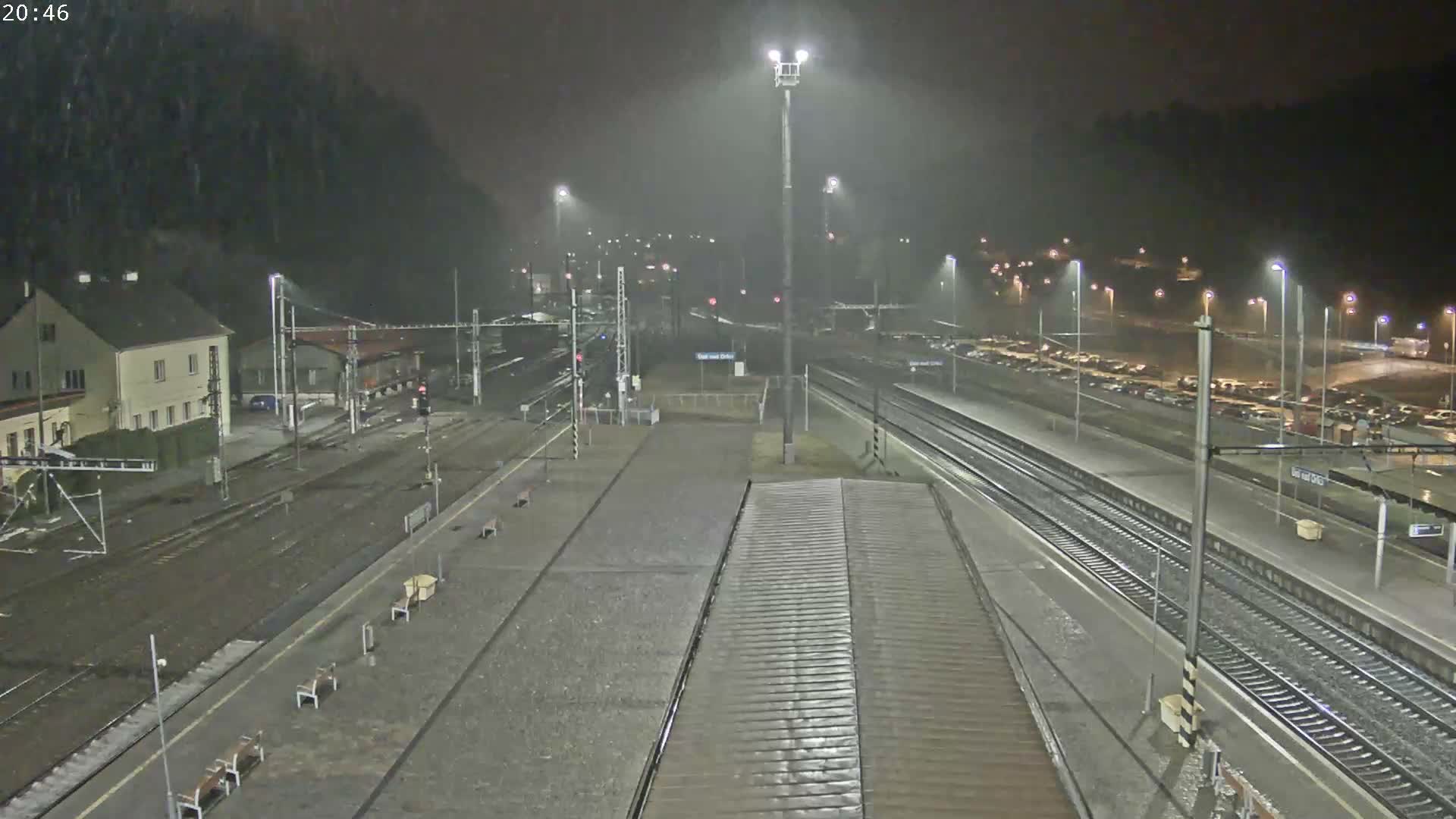 Usti nad Orlici Main Train Station Live Cam - Usti nas Orlici, Pardubice, Czechia