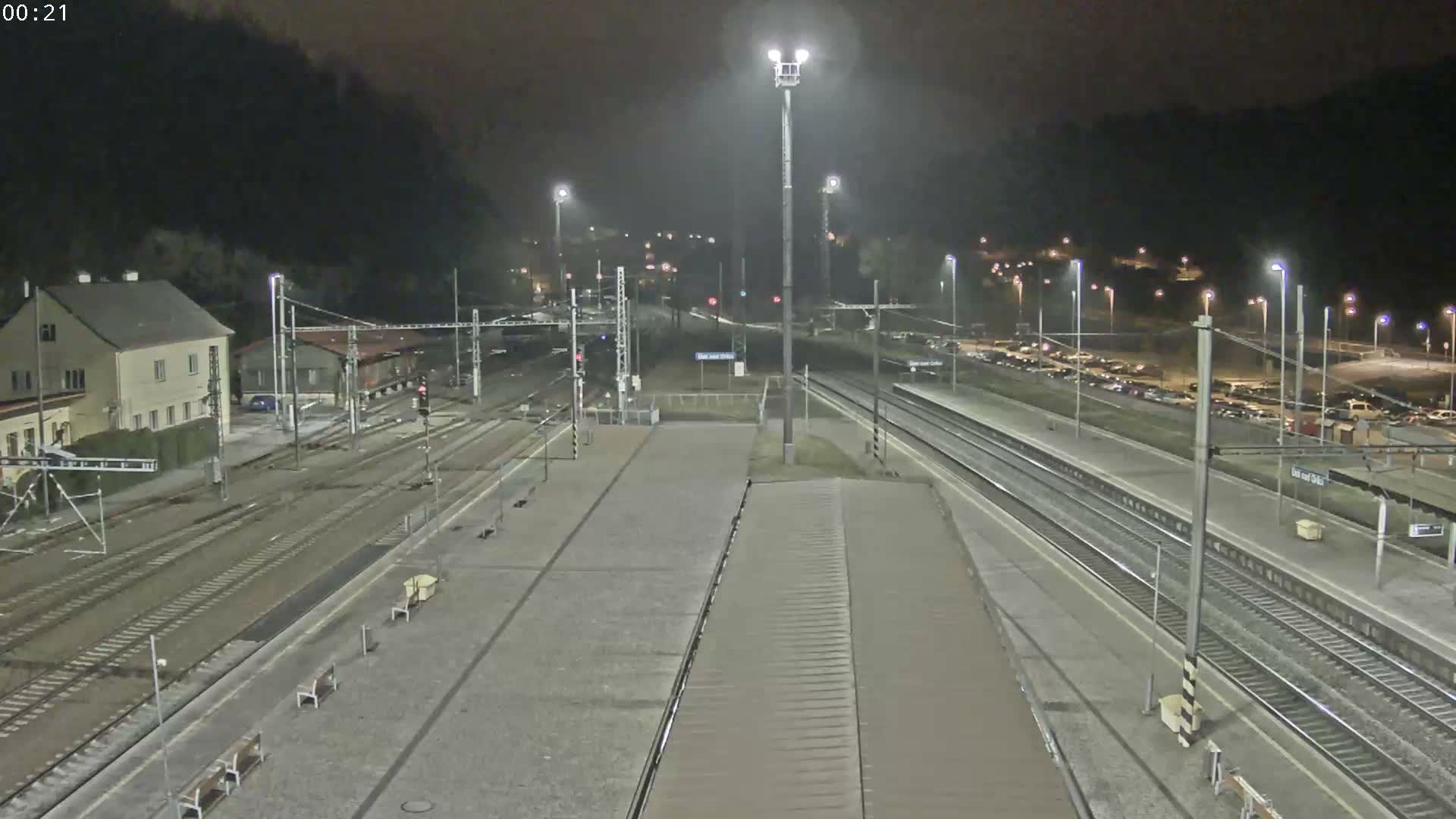 Usti nad Orlici Main Train Station Live Cam - Usti nas Orlici, Pardubice, Czechia