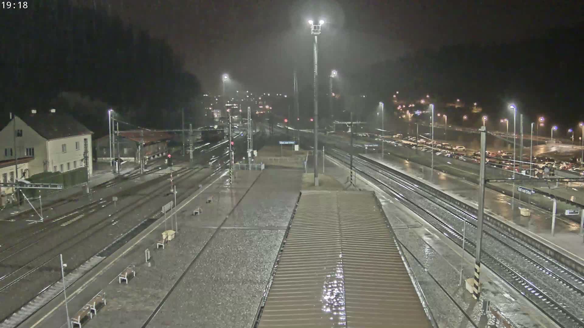 Usti nad Orlici Main Train Station Live Cam - Usti nas Orlici, Pardubice, Czechia