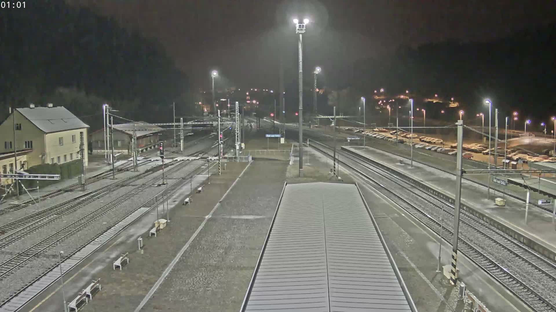 Usti nad Orlici Main Train Station Live Cam - Usti nas Orlici, Pardubice, Czechia
