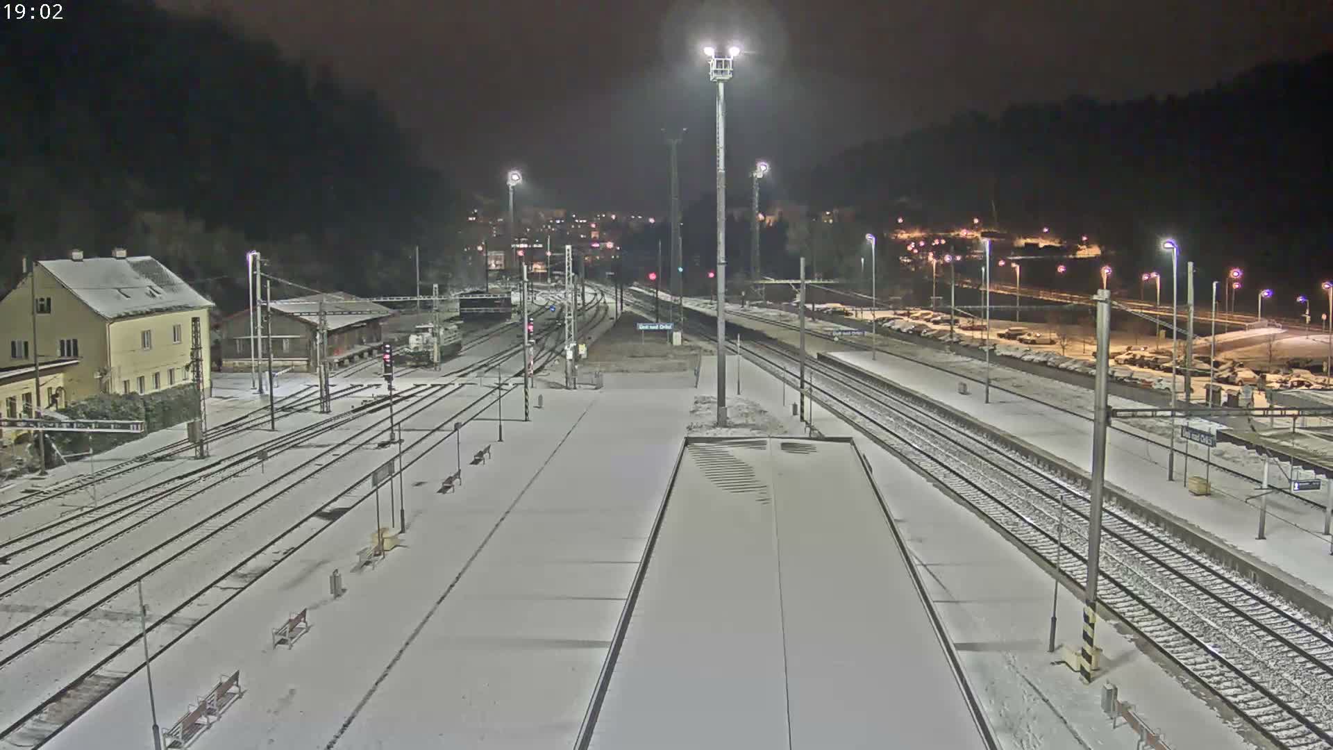 Usti nad Orlici Main Train Station Live Cam - Usti nas Orlici, Pardubice, Czechia