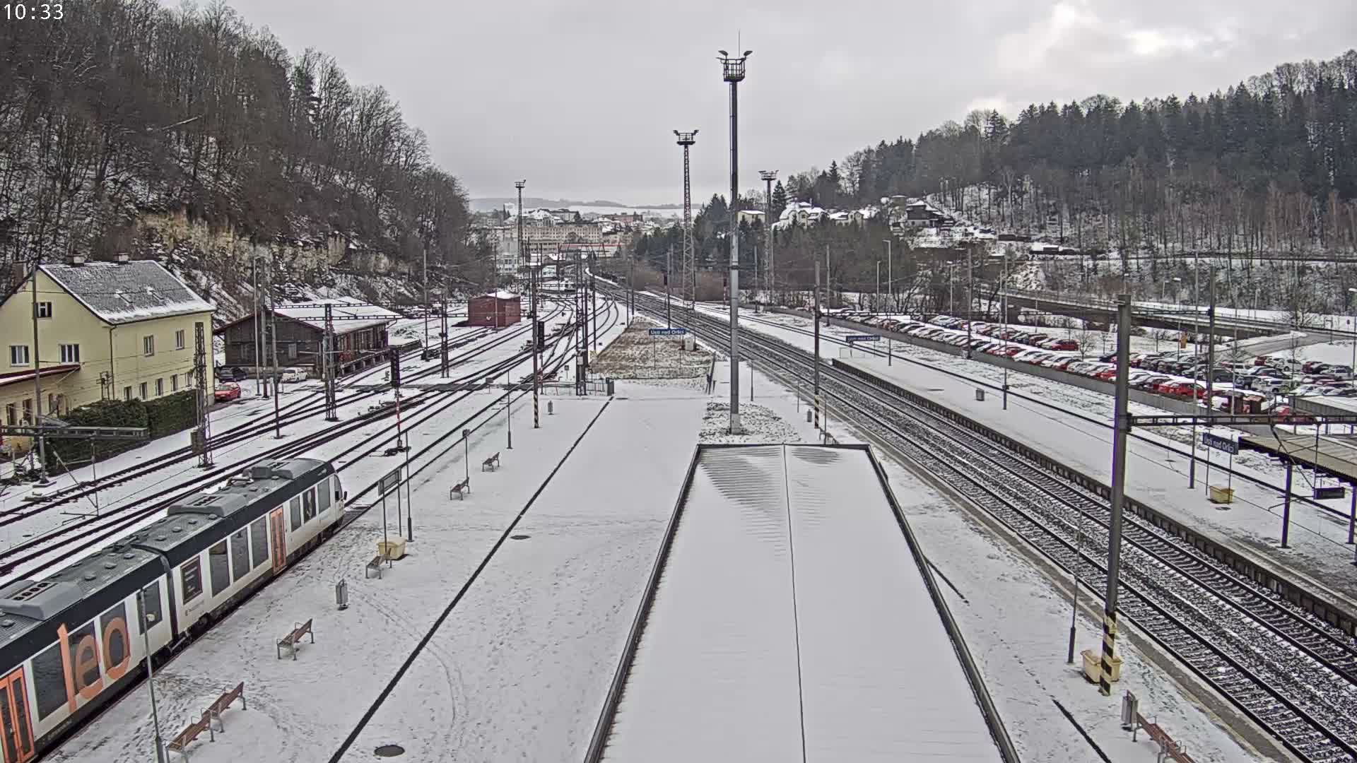 Usti nad Orlici Main Train Station Live Cam - Usti nas Orlici, Pardubice, Czechia