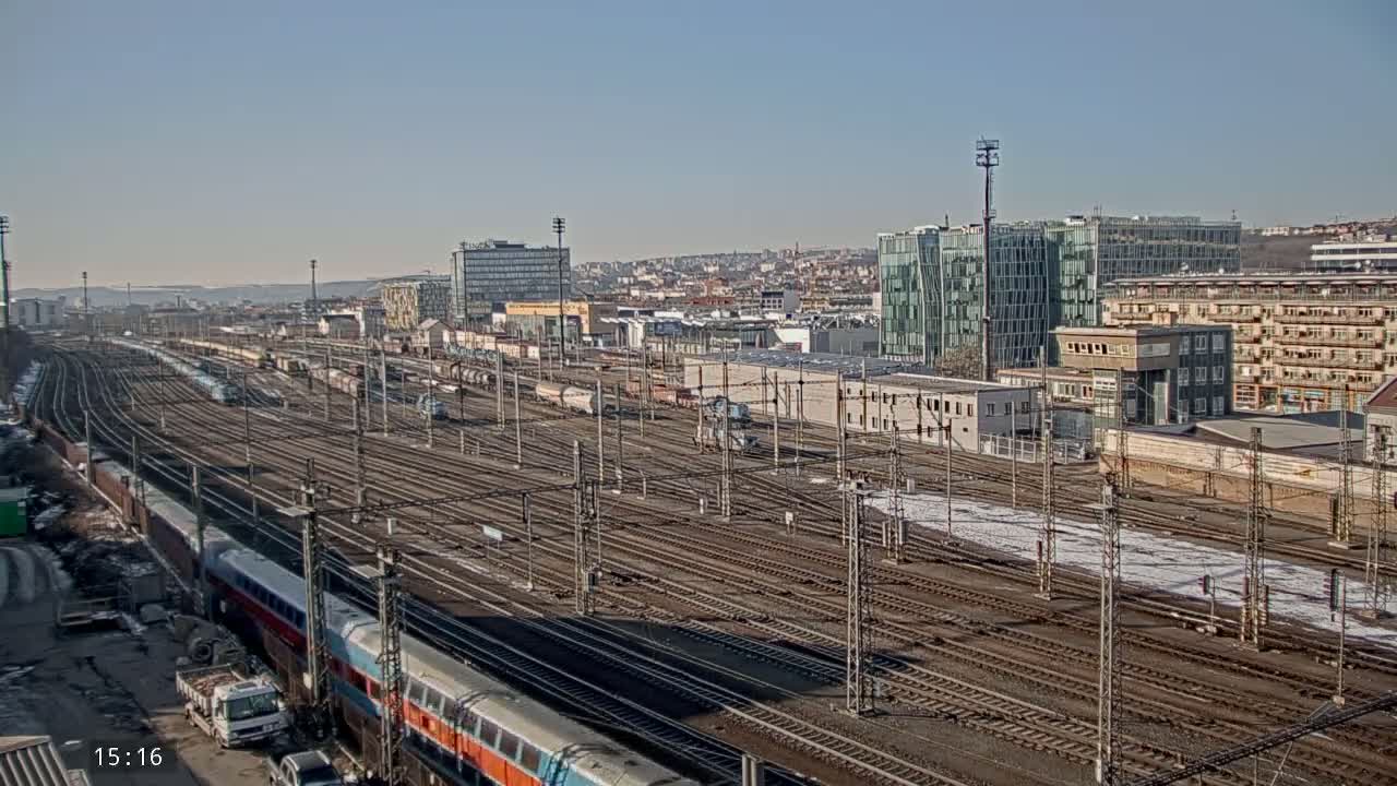 Liben Train Station & City View Live Cam - Liben, Prague, Czechia