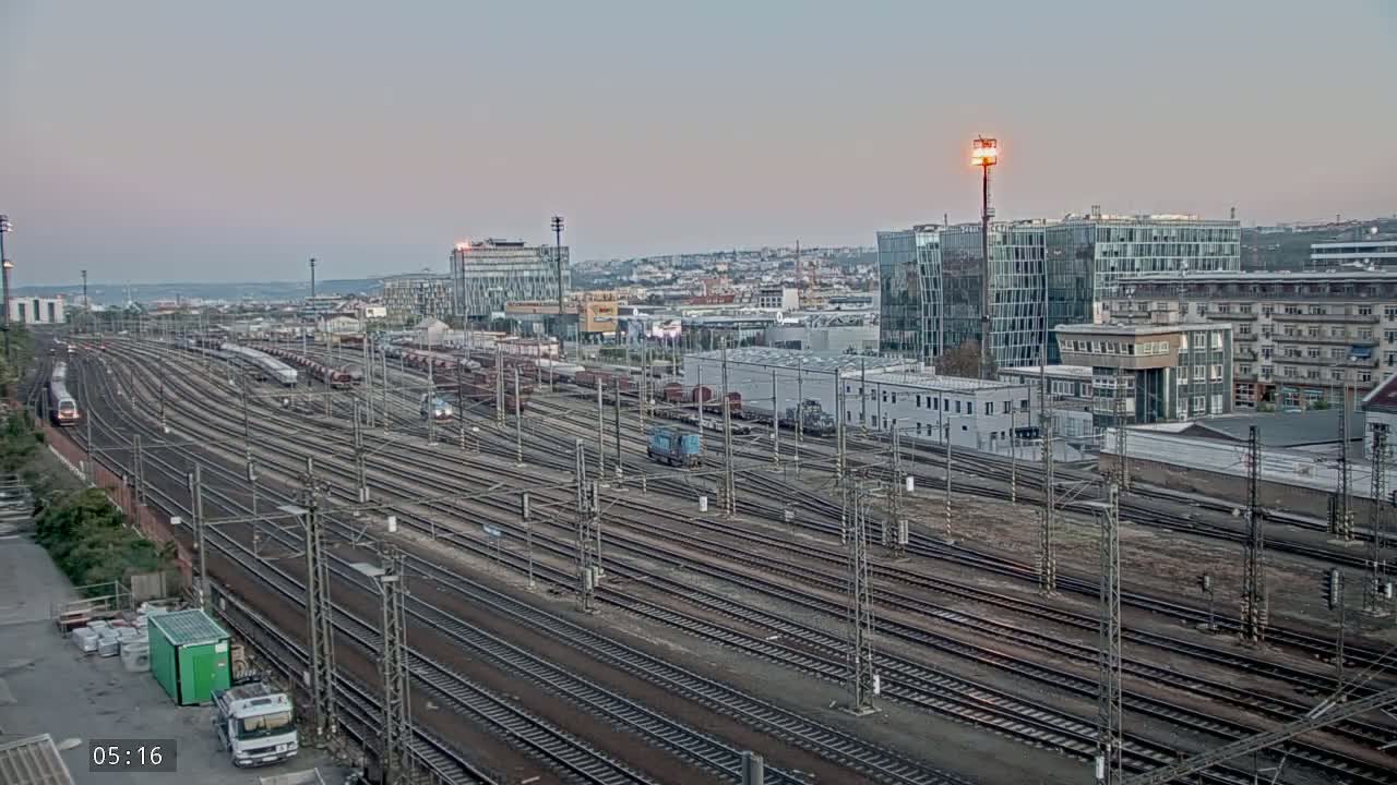 Liben Train Station & City View Live Cam - Liben, Prague, Czechia