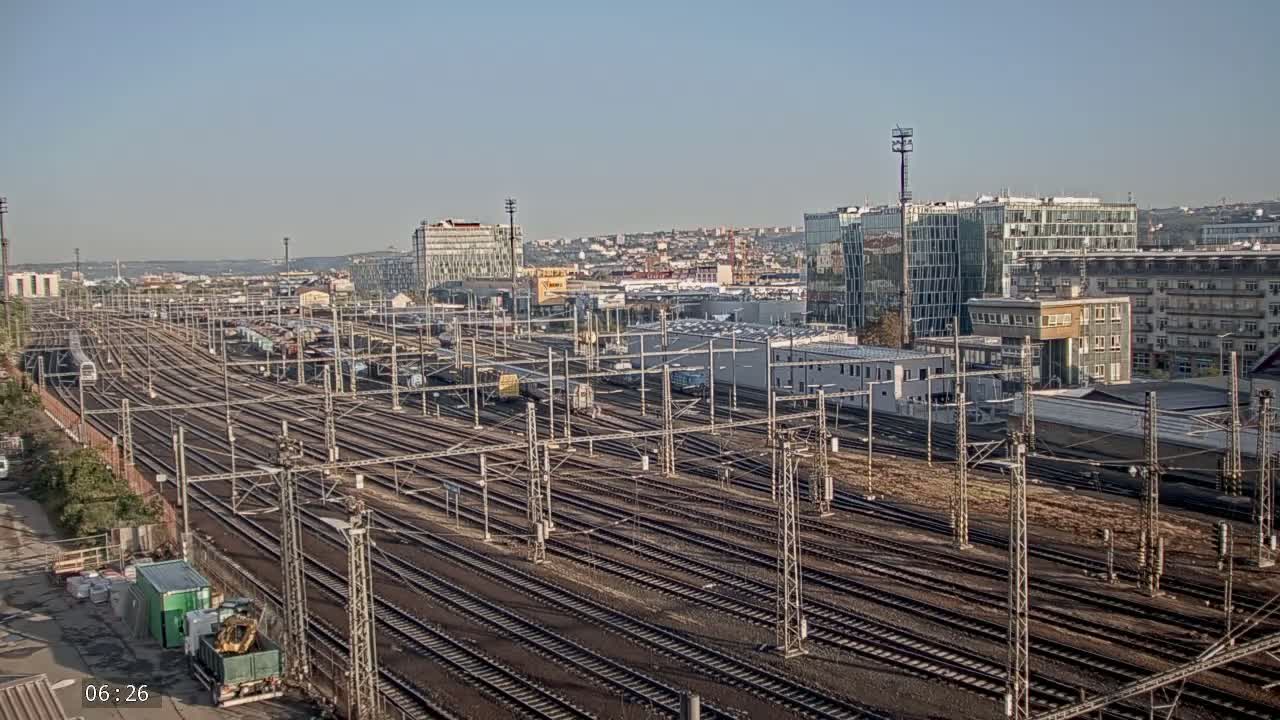 Liben Train Station & City View Live Cam - Liben, Prague, Czechia