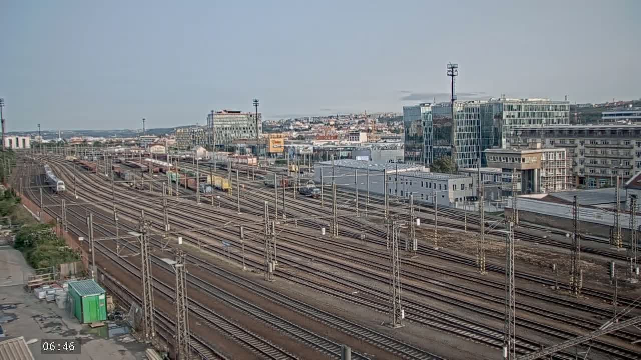 Liben Train Station & City View Live Cam - Liben, Prague, Czechia