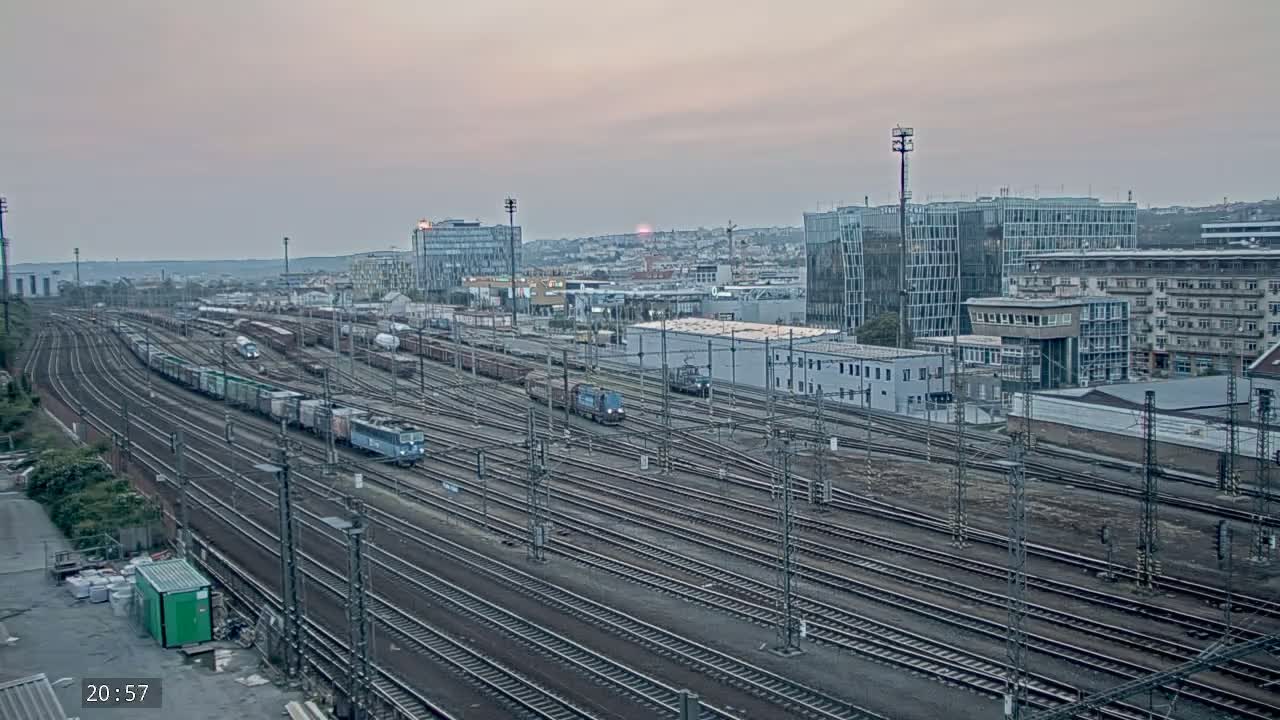 Liben Train Station & City View Live Cam - Liben, Prague, Czechia
