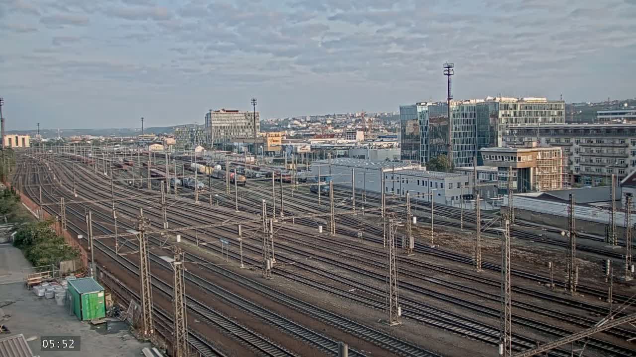Liben Train Station & City View Live Cam - Liben, Prague, Czechia