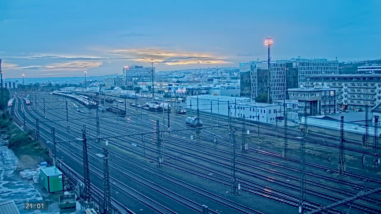 Liben Train Station & City View Live Cam - Liben, Prague, Czechia