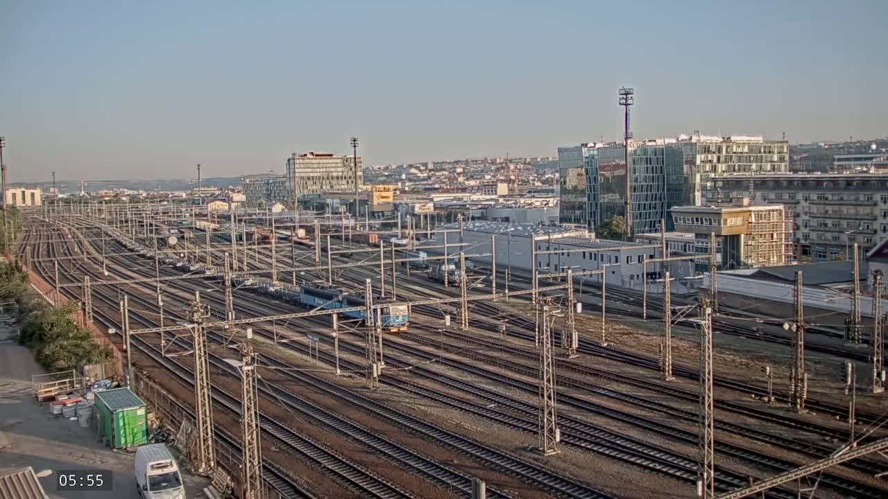 Liben Train Station & City View Live Cam - Liben, Prague, Czechia