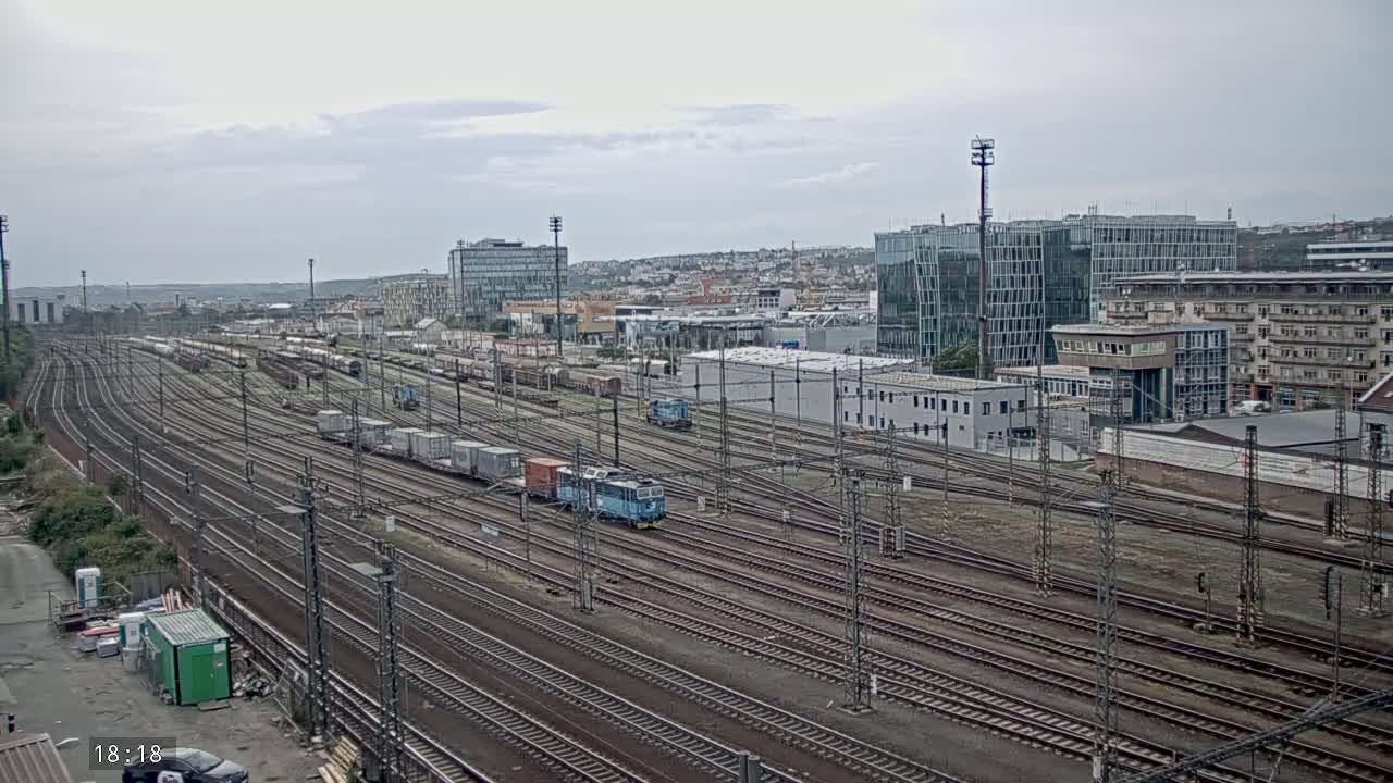Liben Train Station & City View Live Cam - Liben, Prague, Czechia