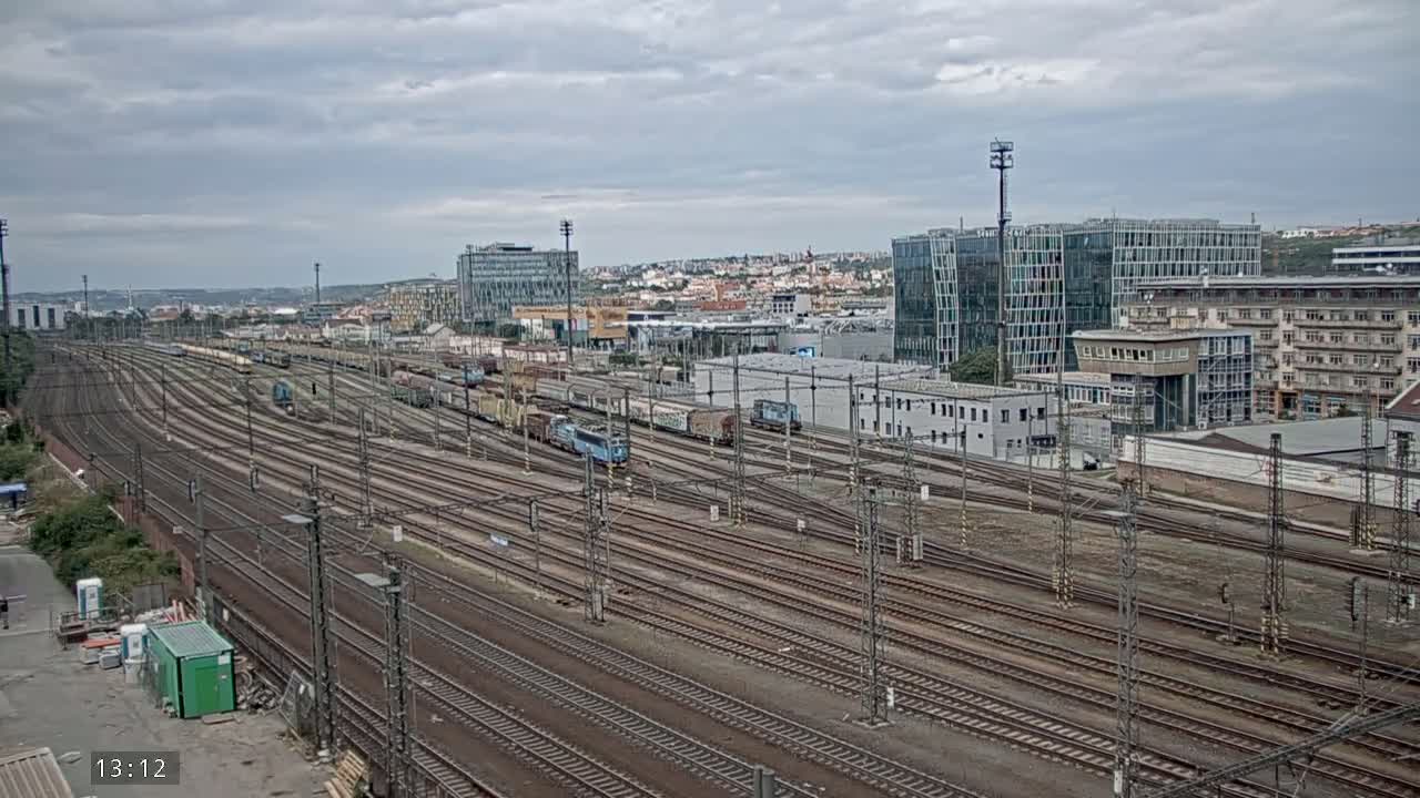 Liben Train Station & City View Live Cam - Liben, Prague, Czechia