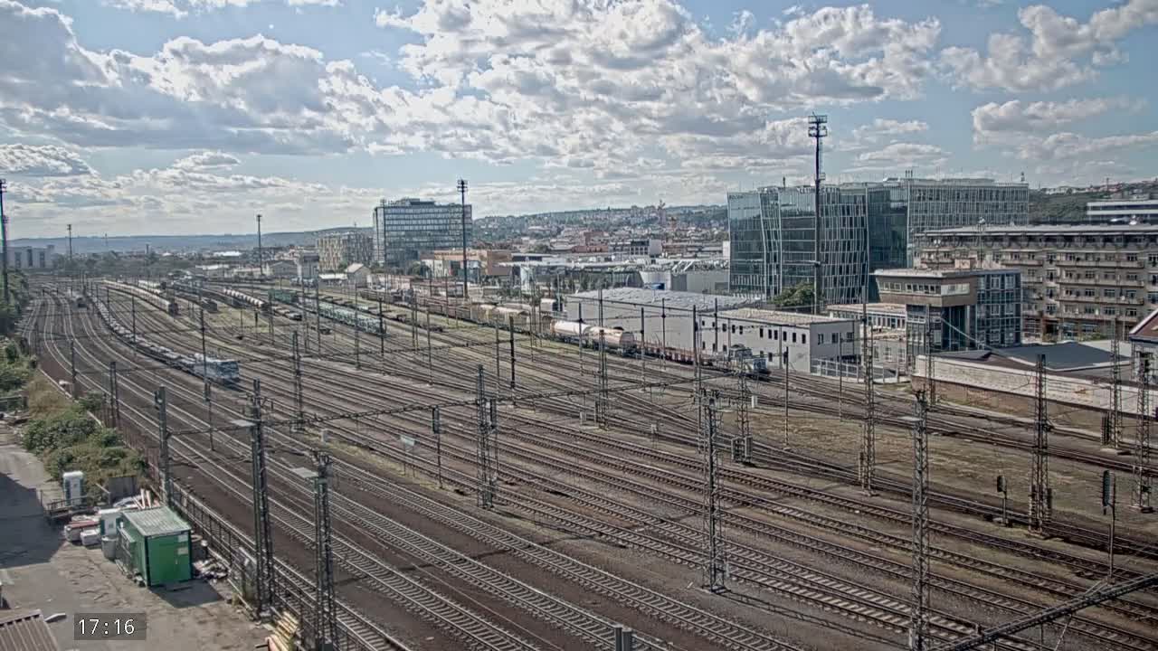 Liben Train Station & City View Live Cam - Liben, Prague, Czechia