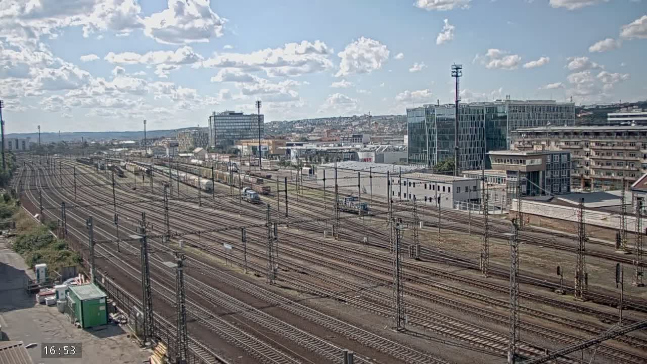 Liben Train Station & City View Live Cam - Liben, Prague, Czechia