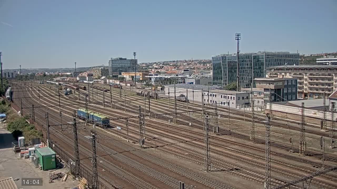 Liben Train Station & City View Live Cam - Liben, Prague, Czechia