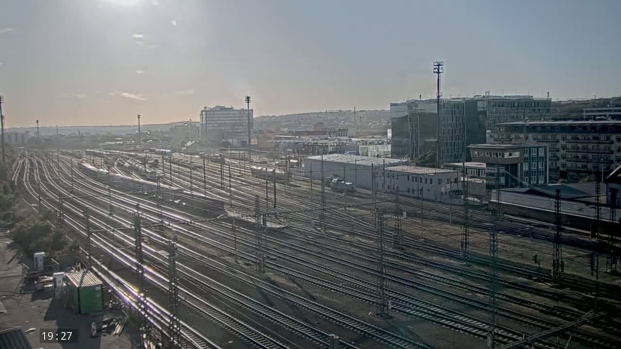 Liben Train Station & City View Live Cam - Liben, Prague, Czechia