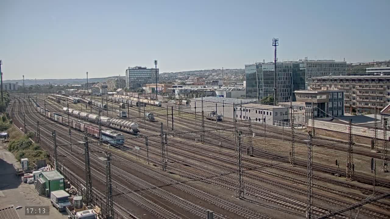 Liben Train Station & City View Live Cam - Liben, Prague, Czechia