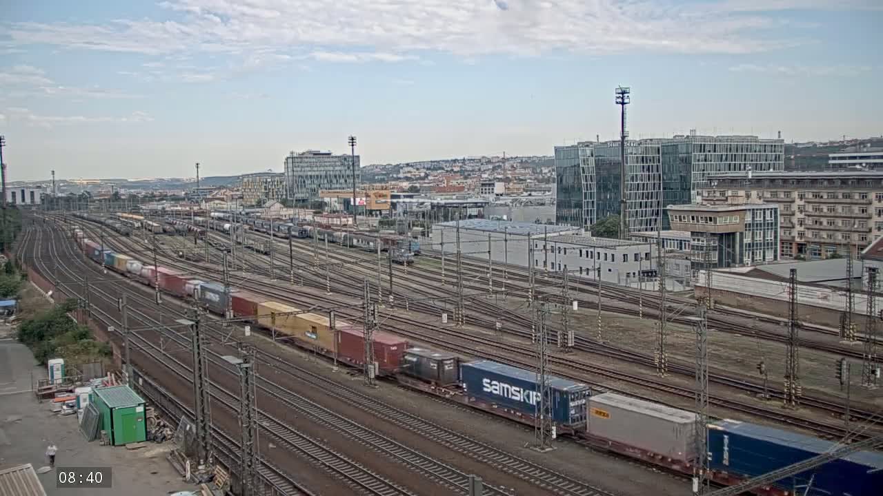 Liben Train Station & City View Live Cam - Liben, Prague, Czechia
