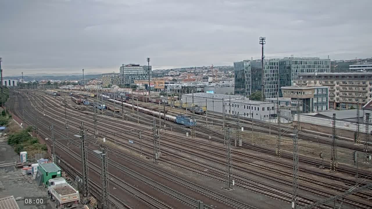 Liben Train Station & City View Live Cam - Liben, Prague, Czechia