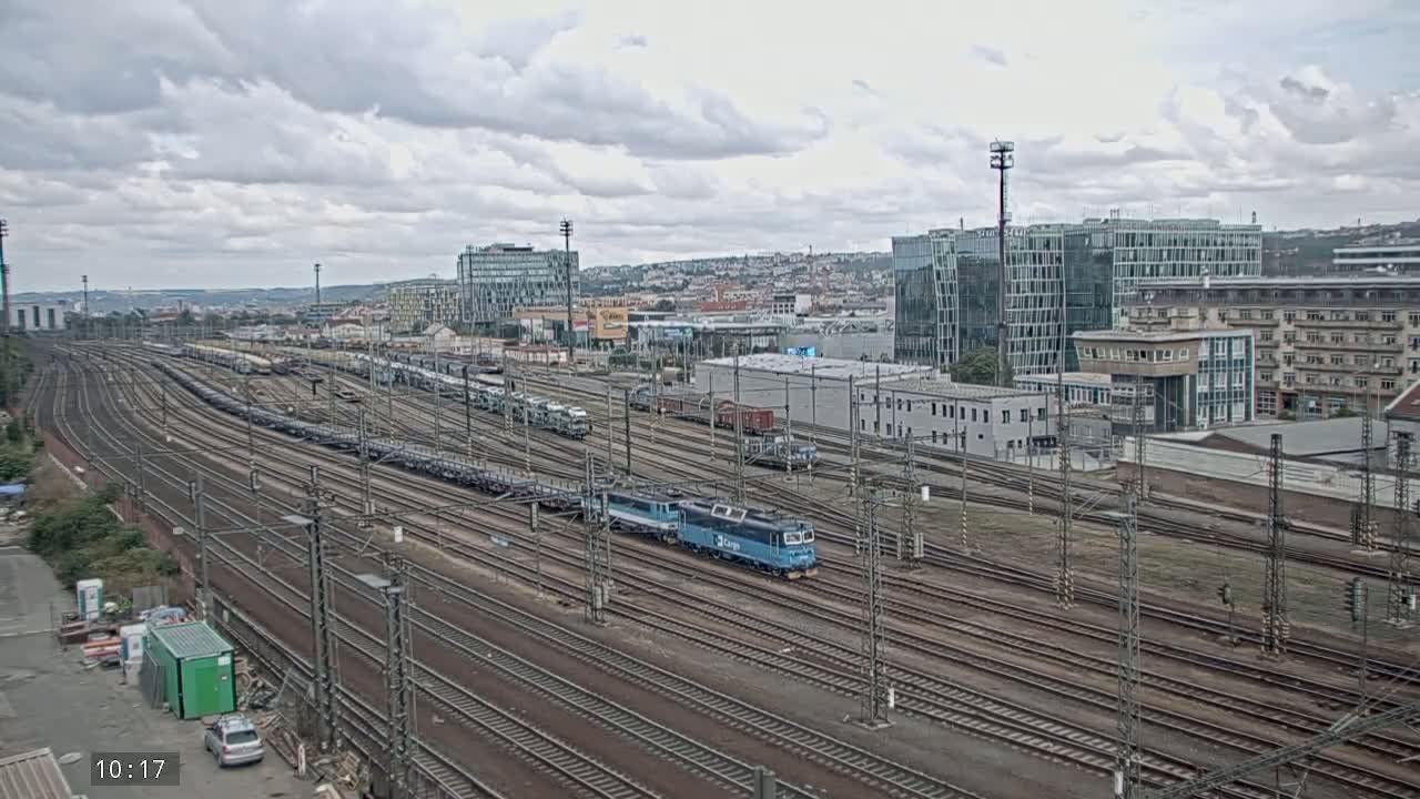 Liben Train Station & City View Live Cam - Liben, Prague, Czechia