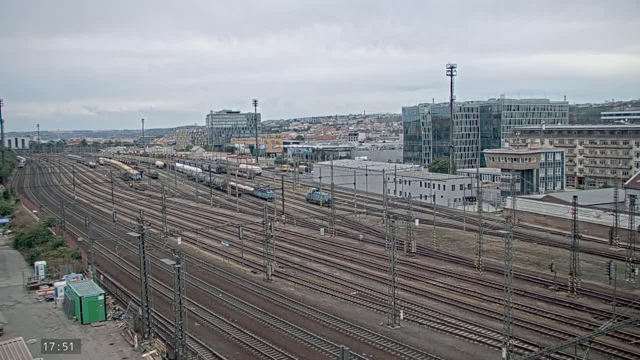 Liben Train Station & City View Live Cam - Liben, Prague, Czechia