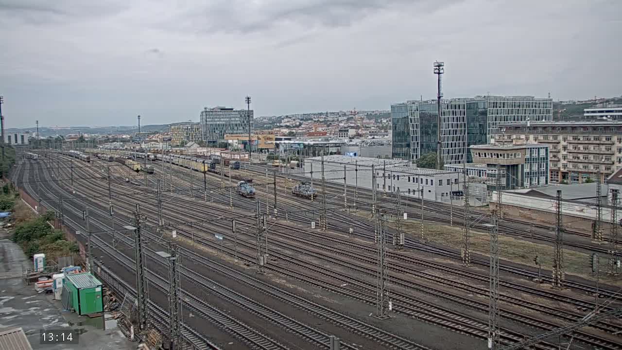 Liben Train Station & City View Live Cam - Liben, Prague, Czechia