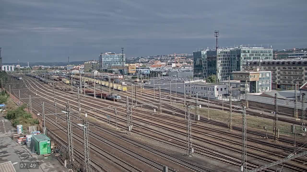 Liben Train Station & City View Live Cam - Liben, Prague, Czechia