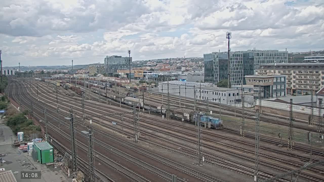 Liben Train Station & City View Live Cam - Liben, Prague, Czechia