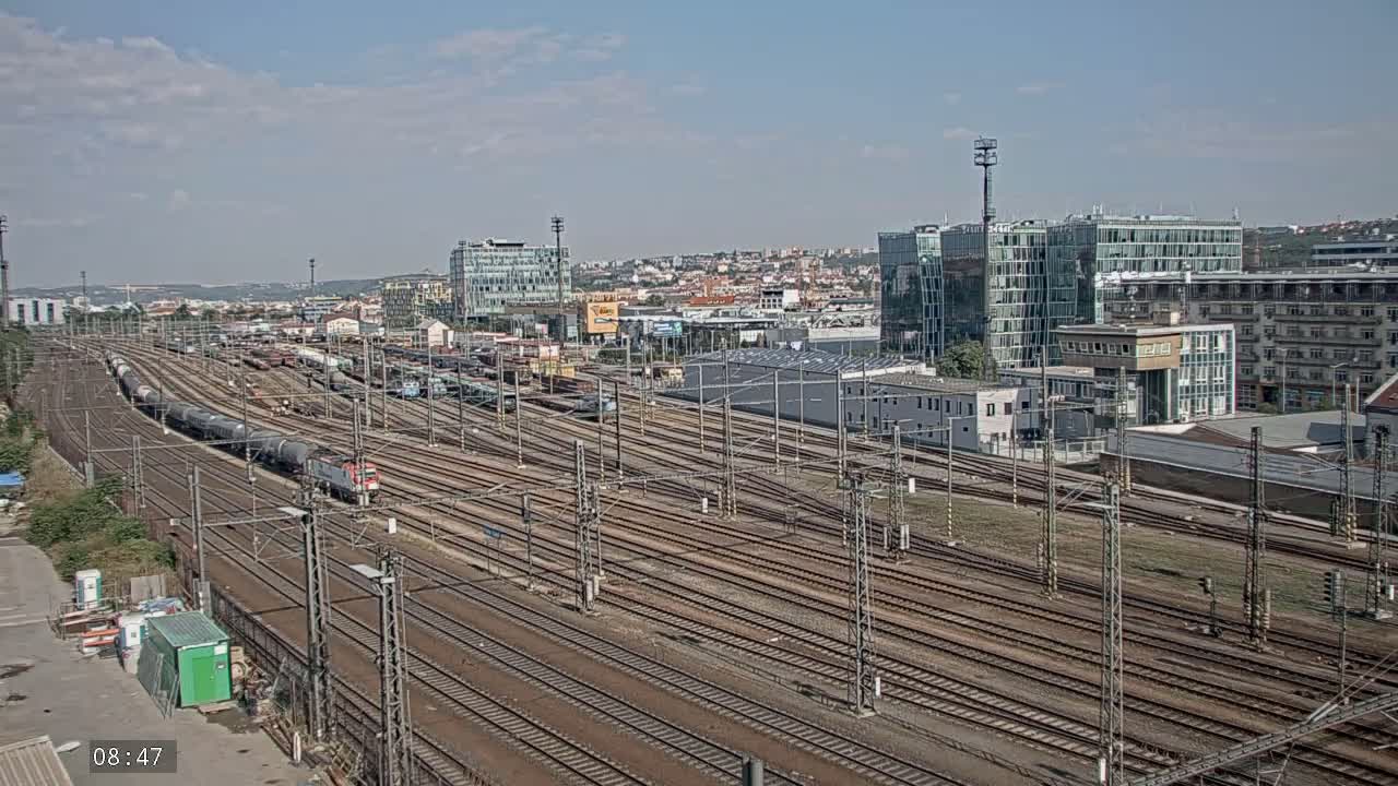 Liben Train Station & City View Live Cam - Liben, Prague, Czechia