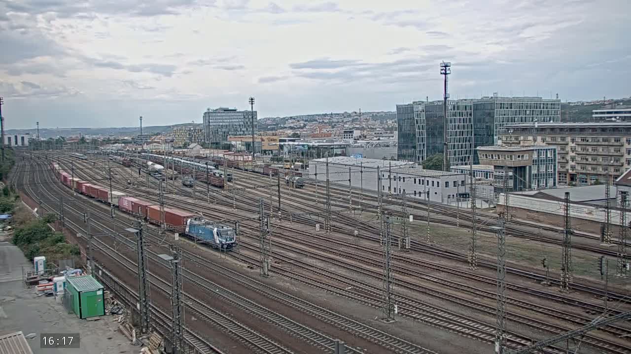 Liben Train Station & City View Live Cam - Liben, Prague, Czechia