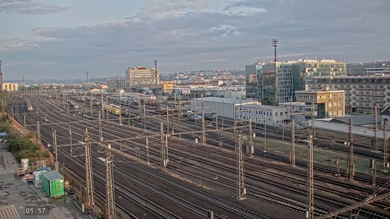 Liben Train Station & City View Live Cam - Liben, Prague, Czechia