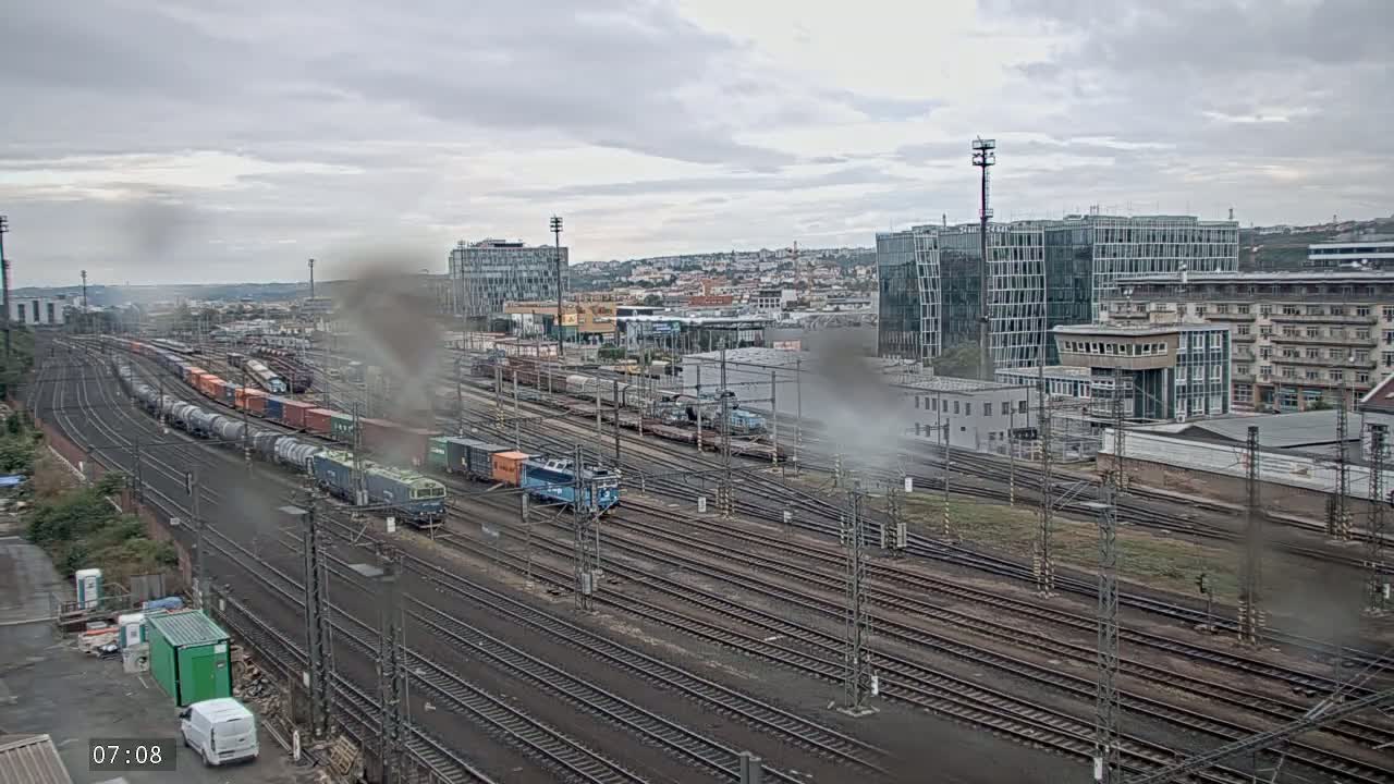 Liben Train Station & City View Live Cam - Liben, Prague, Czechia
