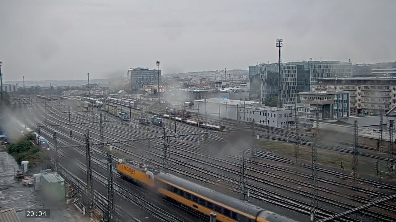 Liben Train Station & City View Live Cam - Liben, Prague, Czechia