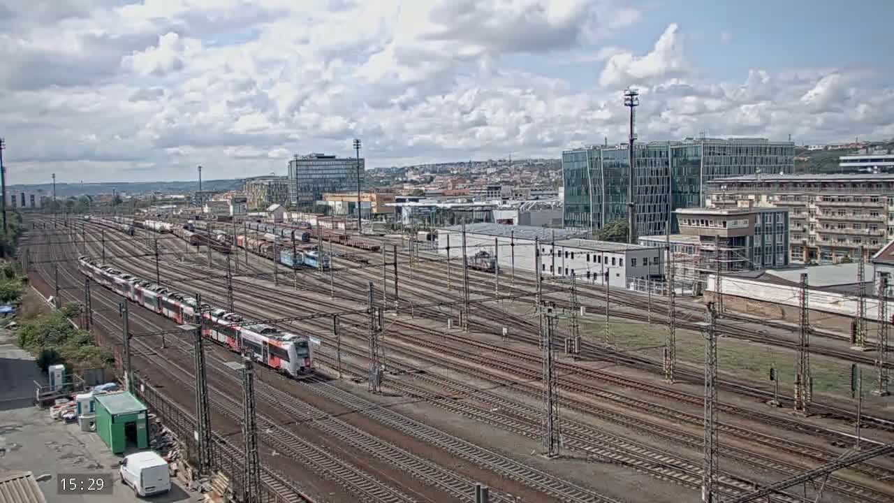 Liben Train Station & City View Live Cam - Liben, Prague, Czechia